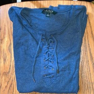 Ralph Lauren Lace-Up Longsleeve